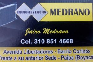 Radiadores y exostos Medrano