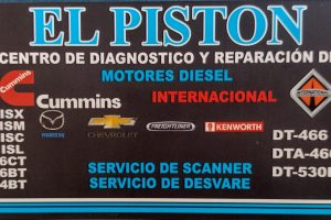 El pistón centro de diagnóstico y reparación de motores Diesel