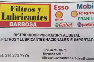 Filtros y lubricantes Barbosa