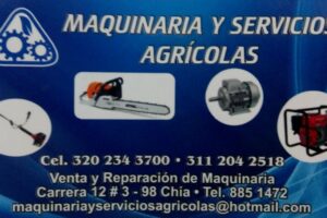 Maquinaria y servicios agrícolas