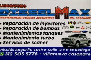 laboratorio diesel Max del Casanare