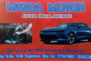 Taller automotriz Mazda motor