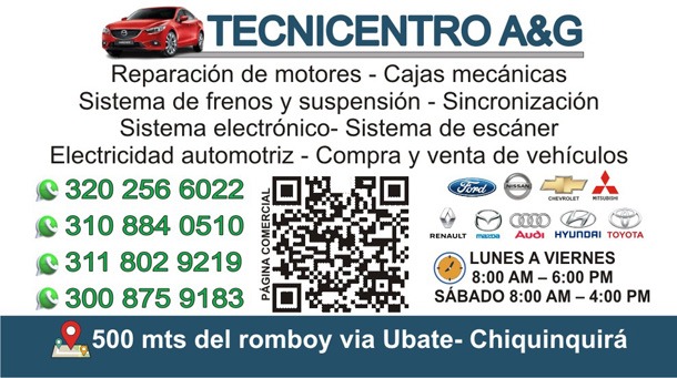 log Taller automotriz Tecnicentro A&G