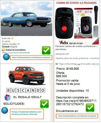 publicaciónes w